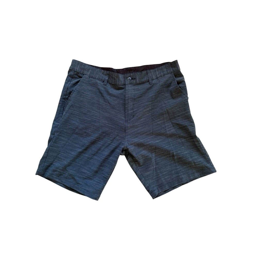 BURNSIDE MENS PERFORMANCE STRETCH SHORTS SZ 40 9.5" INSEAM CHARCOAL
